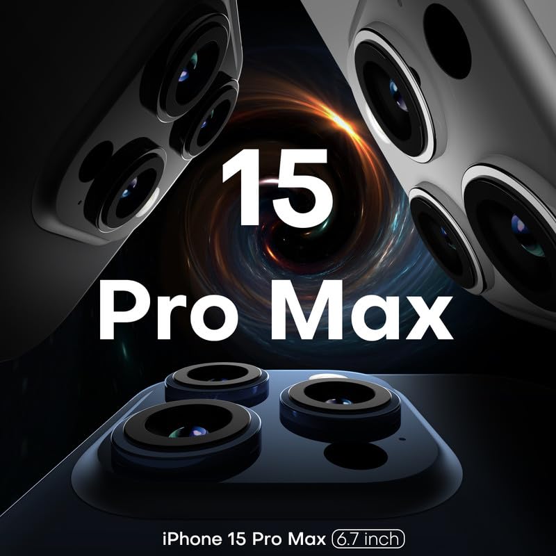 Eligo for iPhone 15 Pro Max Case, Compatible with MagSafe, with Magnetic Invisible Stand,【Shockproof Military-Grade Protection】Soft Silicone Phone Cover with Kickstand for Apple 15 Pro Max (Black)